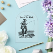 Invitations En Acrylique Né pour pêcher (Insitu (Mariage))
