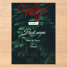 Noël au feuillage de pin sombre