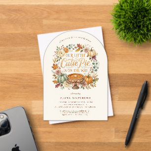 Invitations En Acrylique Notre petite tarte mignonne bébé Shower de citroui
