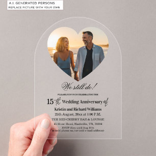 Invitations En Acrylique Nous faisons toujours des photos pour notre 15ème