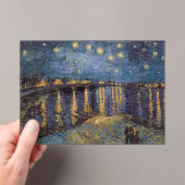 Invitations En Acrylique Nuit étoilée sur le Rhône par Vincent Van Gogh (In situ (ordinateur de poche))
