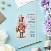 Invitations En Acrylique "Nutcracker Christmas Party | Festive (Insitu (Mariage))