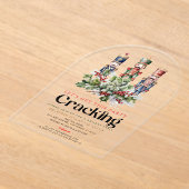 Invitations En Acrylique Nutcracker Cracing Noël Fête de Noël (Poser)