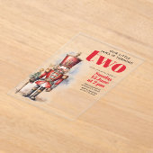 Invitations En Acrylique Nutcracker Red Magie Anniversaire | Festif (Poser)