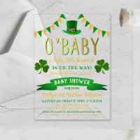 O'Baby St. Patrick's Day Baby shower