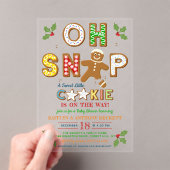 Invitations En Acrylique Oh ! Baby shower de biscuits en pain d'épices (In situ (ordinateur de poche))