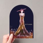 Invitations En Acrylique "Ombre" (In situ (ordinateur de poche))