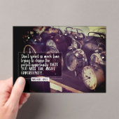 Invitations En Acrylique Opportunité appropriée (In situ (ordinateur de poche))