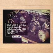 Invitations En Acrylique Opportunité appropriée (Recto)