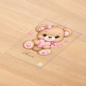Invitations En Acrylique Ours (Poser)