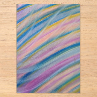 Invitations En Acrylique P8 Art Abstrait Coloré Unique