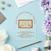 Invitations En Acrylique Panneau en bois fête des pères personnalisé (Insitu (Mariage))