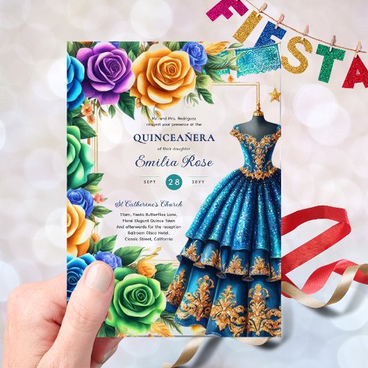 Invitations En Acrylique Papillons Fiesta Quince en plastique transparent b