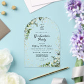 Invitations En Acrylique Parties scintillant Eucalyptus (Insitu (Mariage))