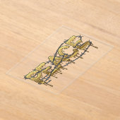 Invitations En Acrylique Peace (Poser)