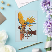 Invitations En Acrylique Perroquet Pirate (Insitu (Mariage))