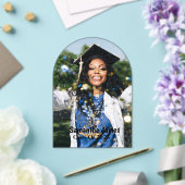 Invitations En Acrylique Personalized Graduation Photo and Name (Insitu (Mariage))