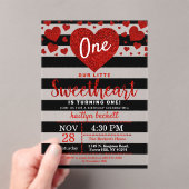 Invitations En Acrylique Petit amour Saint-Valentin Anniversaire (In situ (ordinateur de poche))
