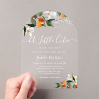 PETITE CUTIE | baby shower d'oranges d'agrumes