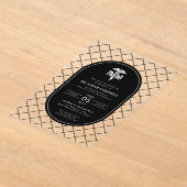 Invitations En Acrylique PharmD Docteur en pharmacie Motif de vérification  (Poser)