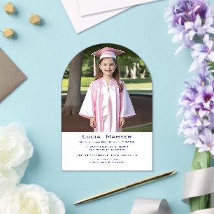 Invitations En Acrylique photo - arche - remise de diplôme de maternelle