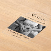 Invitations En Acrylique Photo baby shower (Poser)