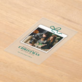 Invitations En Acrylique Photo cadeau de Noël (Poser)