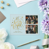 Invitations En Acrylique Photo de Noël "O Holy Night" (Insitu (Mariage))