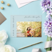 Invitations En Acrylique Photo H MOD Simple Enregistrer la date (Insitu (Mariage))
