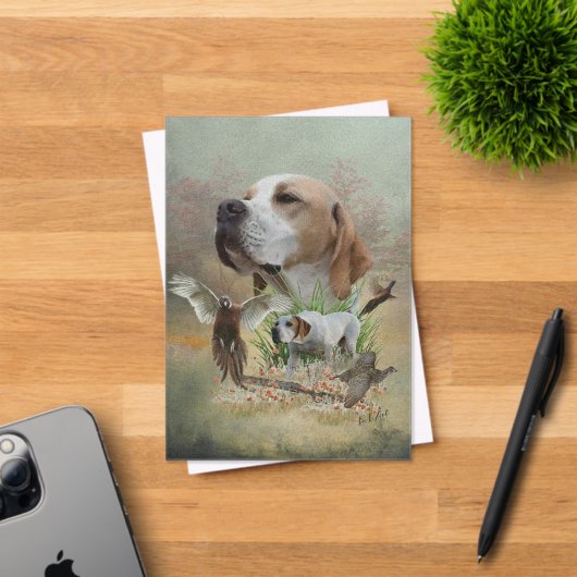 Invitations En Acrylique Pointeur Anglais (Insitu (Carte d'invitation))