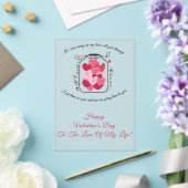 Invitations En Acrylique Pot de l'amour Saint-Valentin (Insitu (Mariage))
