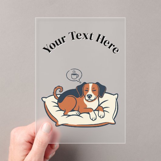 Invitations En Acrylique Powered by Coffee & Dog Dreams (In situ (ordinateur de poche))