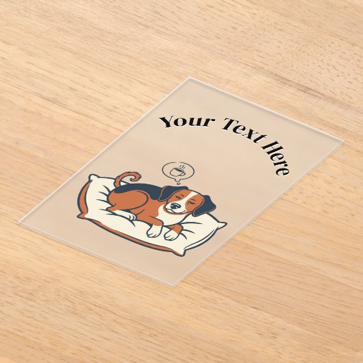 Invitations En Acrylique Powered by Coffee & Dog Dreams (Poser)