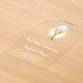 Invitations En Acrylique Première communion (Poser)