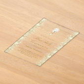 Invitations En Acrylique Première Sainte Communion (Poser)