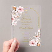 Invitations En Acrylique primera comunión (In situ (ordinateur de poche))