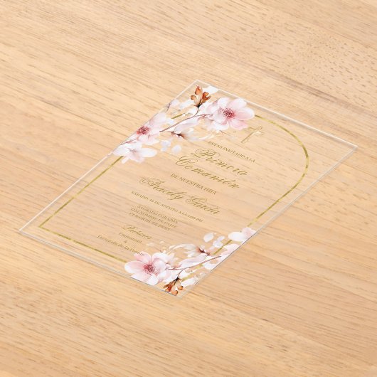 Invitations En Acrylique primera comunión (Poser)