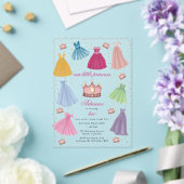 Invitations En Acrylique Princess Dresses Fairytale Petite Fille Anniversai (Insitu (Mariage))