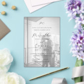 Invitations En Acrylique Priscilla Mariage classique Enregistrer la date (Insitu (Mariage))