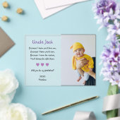 Invitations En Acrylique Proposition Parrainage Baptême Violet (Insitu (Mariage))