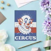 Invitations En Acrylique Publicité de cirque vintage (Insitu (Mariage))