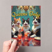 Invitations En Acrylique Queens only! (In situ (ordinateur de poche))