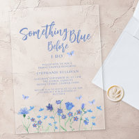 Quelque chose de bleu avant de faire Fête des mari