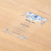 Invitations En Acrylique Quelque chose de bleu avant que je fasse le script (Poser)