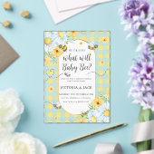 Invitations En Acrylique Qu'est-ce que Baby Bee Jaune En vichy la révélatio (Insitu (Mariage))