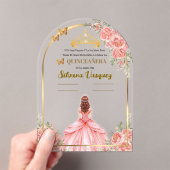 Invitations En Acrylique Quince (In situ (ordinateur de poche))