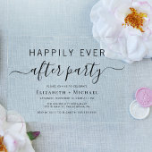 Invitations En Acrylique Réception de mariage chic après-party