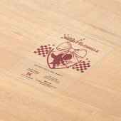 Invitations En Acrylique Red Cupidon Singles Saint Valentin (Poser)