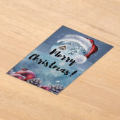 Invitations En Acrylique Rennes de Noël modernes drôles et mignons (Poser)