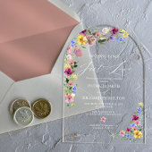 Invitations En Acrylique Rien De Fancy Just Love Mariage intime